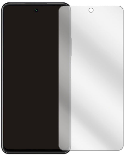 HuaweiP Smart (2021) mit aufgebrachter dipos Displayschutzfolie, glasklare Darstellung ohne Einschränkungen