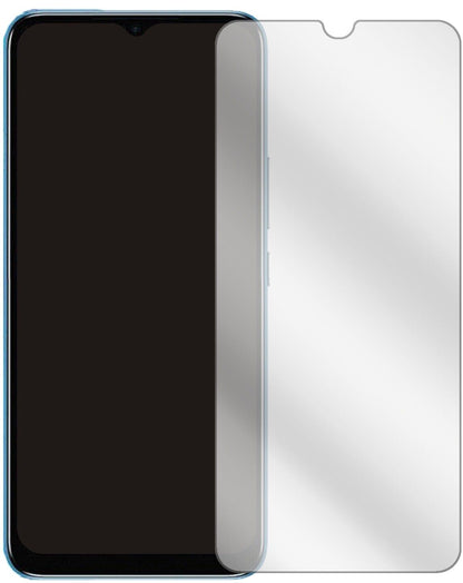 InfinixSmart 6 mit aufgebrachter dipos Displayschutzfolie, glasklare Darstellung ohne Einschränkungen