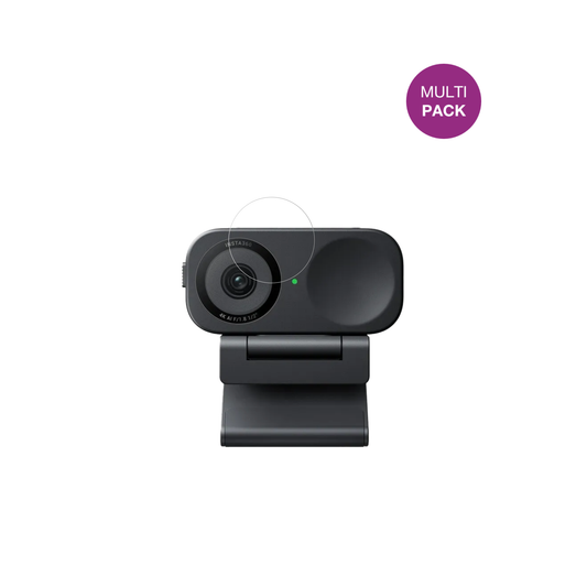 Insta360Link 2C mit aufgebrachter dipos Displayschutzfolie, glasklare Darstellung ohne Einschränkungen