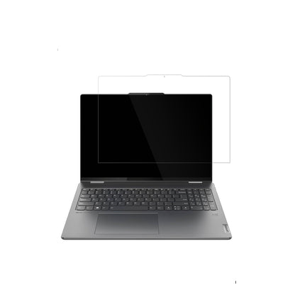LenovoYoga Slim 7 mit aufgebrachter dipos Displayschutzfolie, glasklare Darstellung ohne Einschränkungen