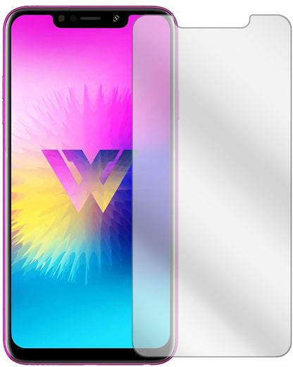 LGW10 mit aufgebrachter dipos Displayschutzfolie, glasklare Darstellung ohne Einschränkungen