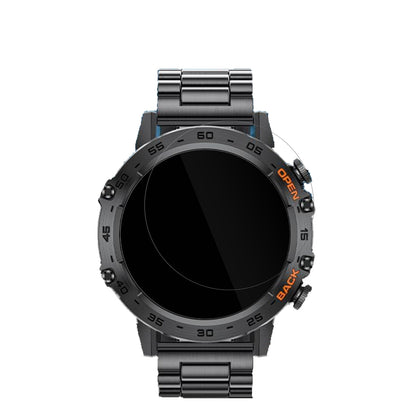 LIGEBW1846 1.39 Zoll Smartwatch mit aufgebrachter dipos Displayschutzfolie, glasklare Darstellung ohne Einschränkungen