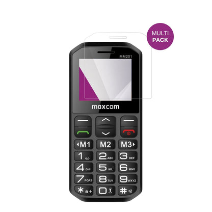 4x Schutzfolie klar für MaxCom MM201 Display-Schutzfolie