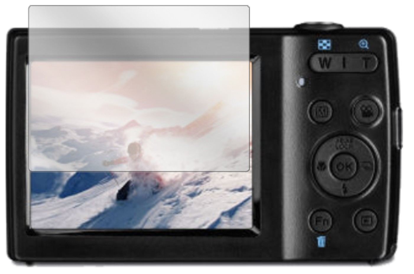 MedionLife E44057 mit aufgebrachter dipos Displayschutzfolie, glasklare Darstellung ohne Einschränkungen