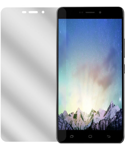 MedionX5520 mit aufgebrachter dipos Displayschutzfolie, glasklare Darstellung ohne Einschränkungen