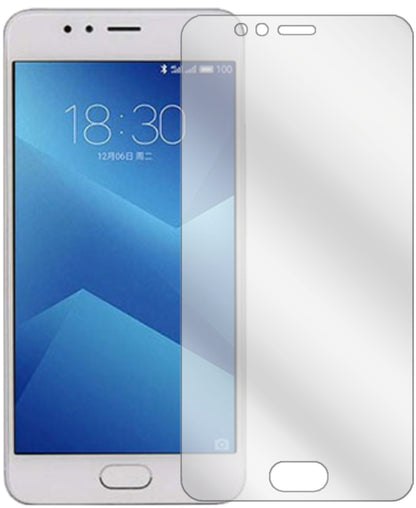 MeizuM5s mit aufgebrachter dipos Displayschutzfolie, glasklare Darstellung ohne Einschränkungen