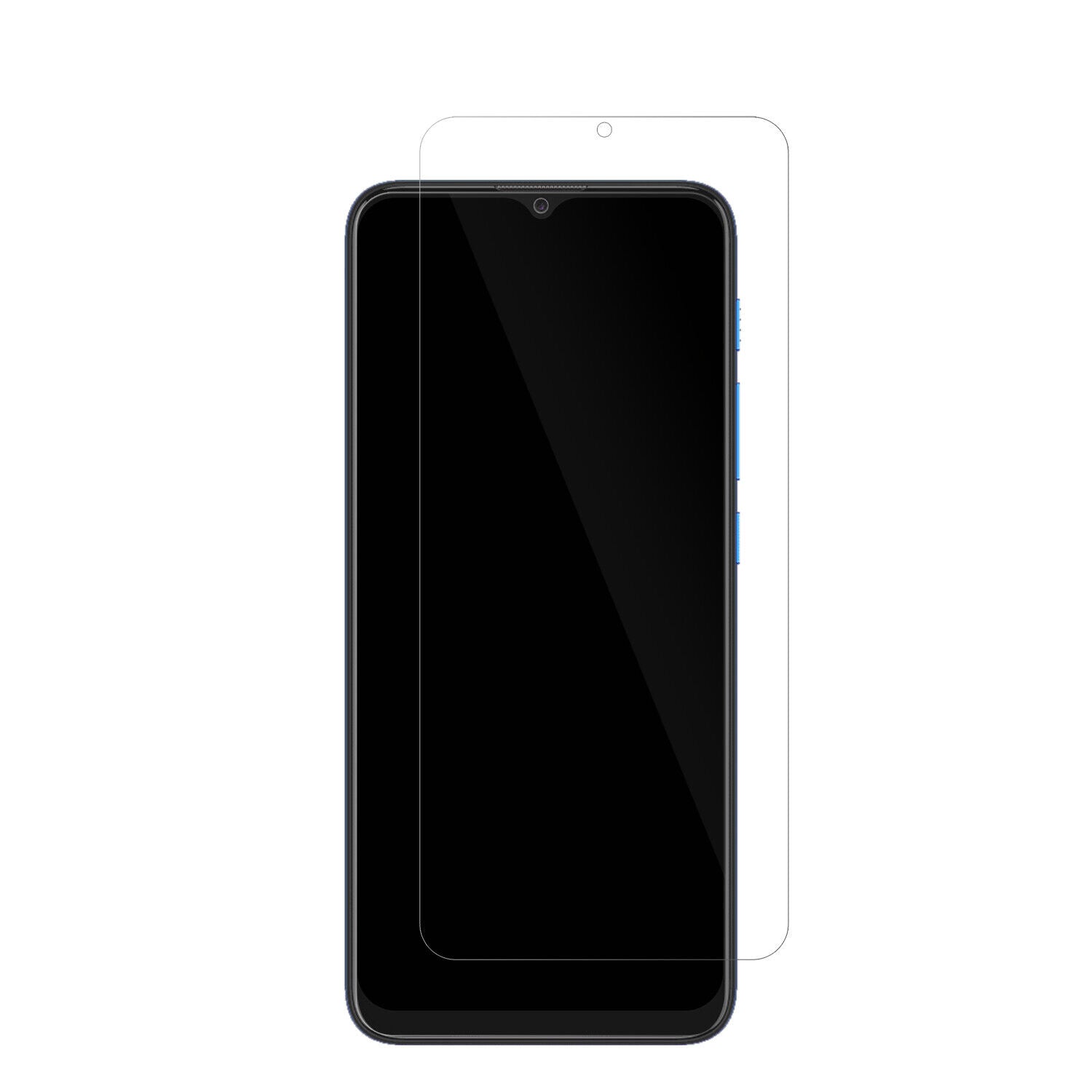 MOTOROLAMoto E7 Power mit aufgebrachter dipos Displayschutzfolie, glasklare Darstellung ohne Einschränkungen