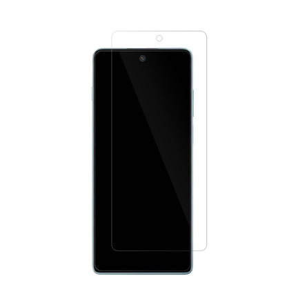 MotorolaMoto Edge S30 mit aufgebrachter dipos Displayschutzfolie, glasklare Darstellung ohne Einschränkungen