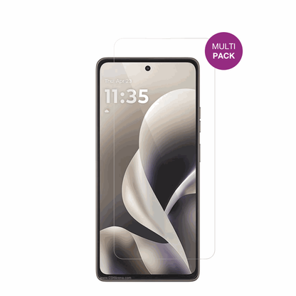 MotorolaMoto G Power 2026 mit aufgebrachter dipos Displayschutzfolie, glasklare Darstellung ohne Einschr�nkungen