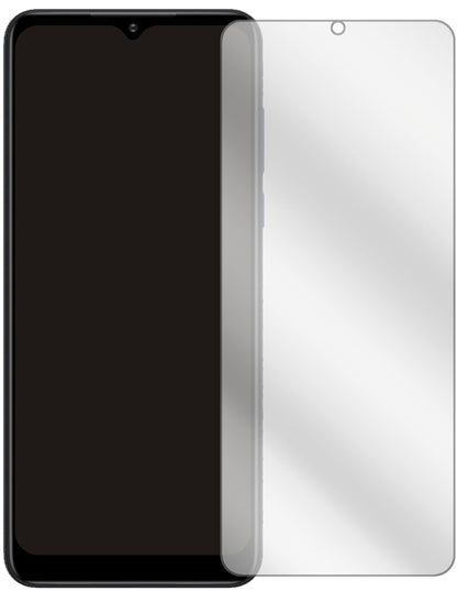 MotorolaMoto G Pure mit aufgebrachter dipos Displayschutzfolie, glasklare Darstellung ohne Einschränkungen