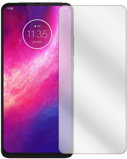 MotorolaMoto One Hyper mit aufgebrachter dipos Displayschutzfolie, glasklare Darstellung ohne Einschränkungen