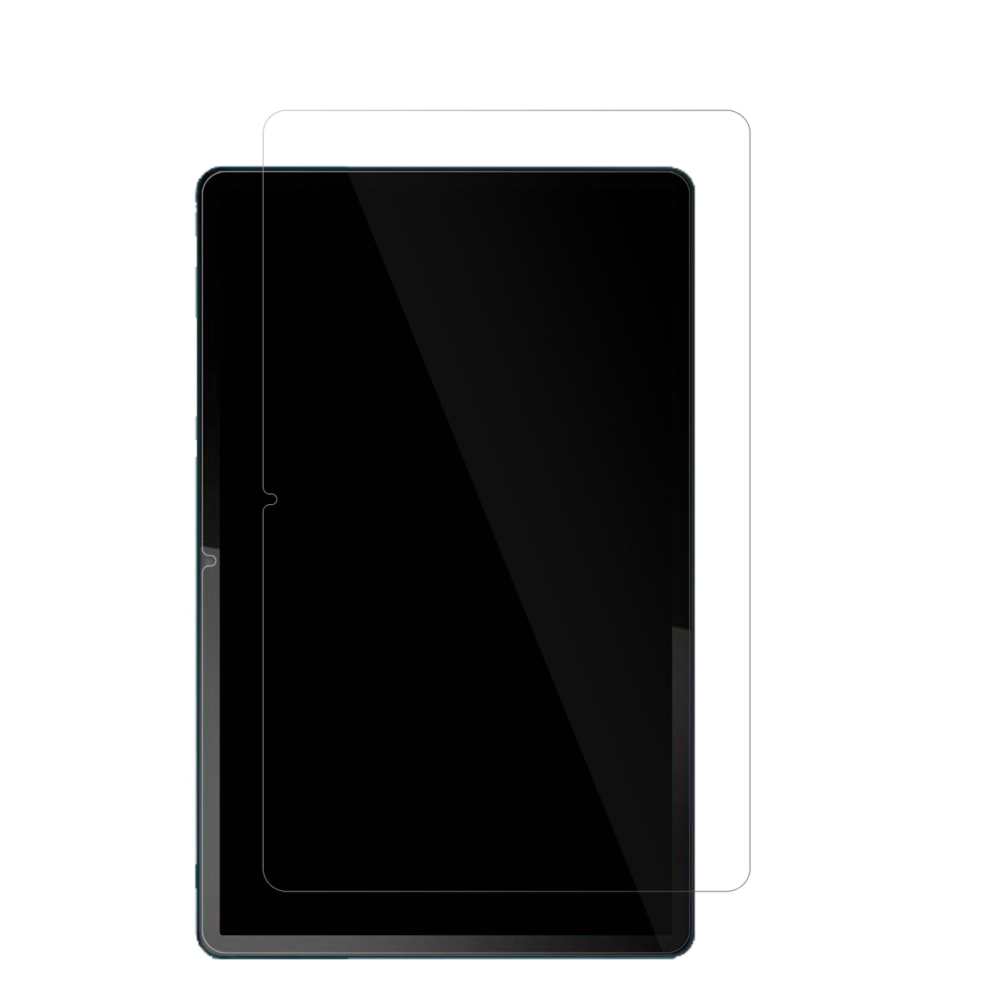 MotorolaTab G70 mit aufgebrachter dipos Displayschutzfolie, glasklare Darstellung ohne Einschränkungen