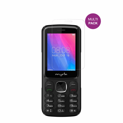 MyriaEndless 3G mit aufgebrachter dipos Displayschutzfolie, glasklare Darstellung ohne Einschränkungen