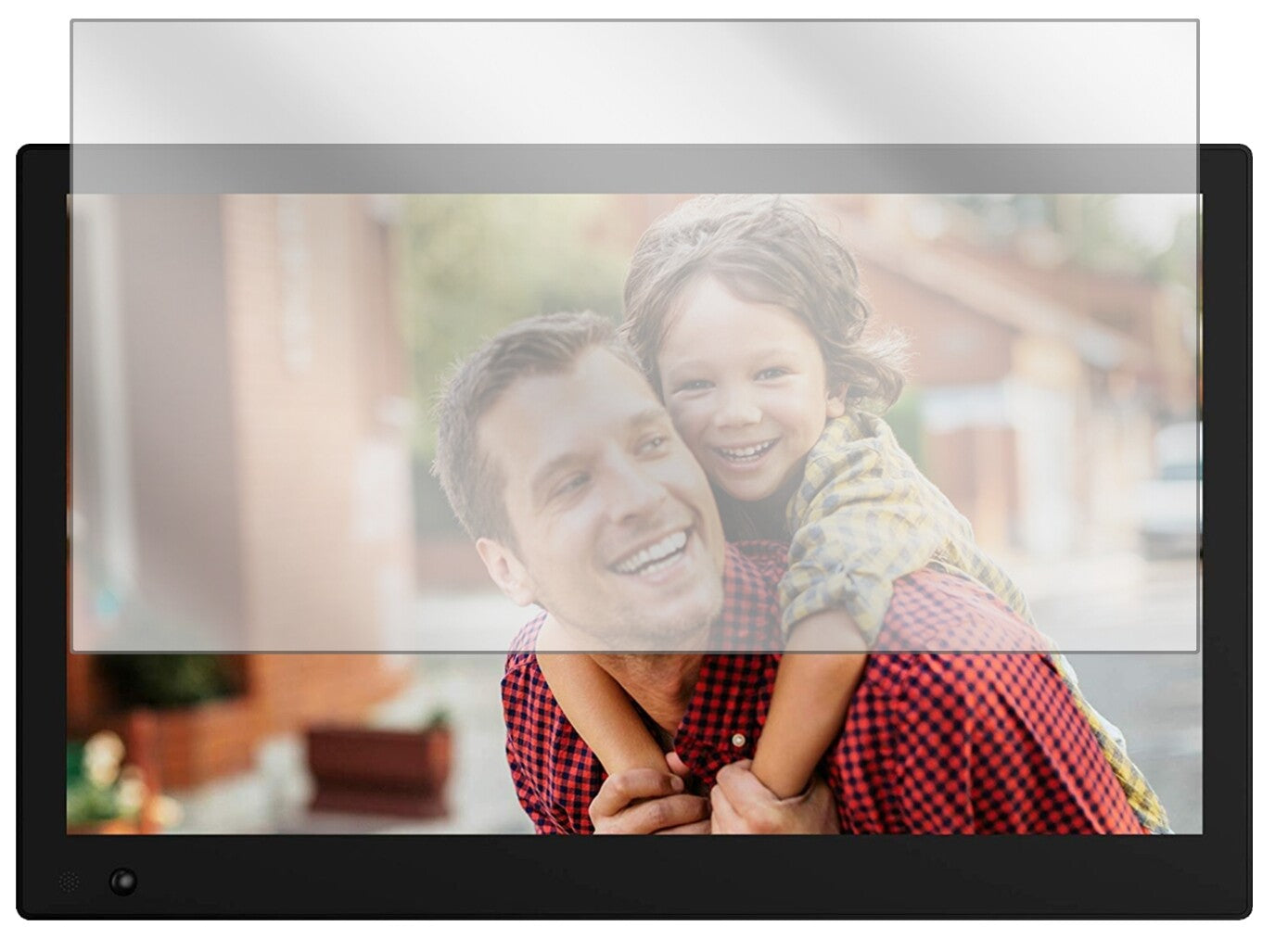 NIX Advance17.3 Zoll Widescreen mit aufgebrachter dipos Displayschutzfolie, glasklare Darstellung ohne Einschränkungen