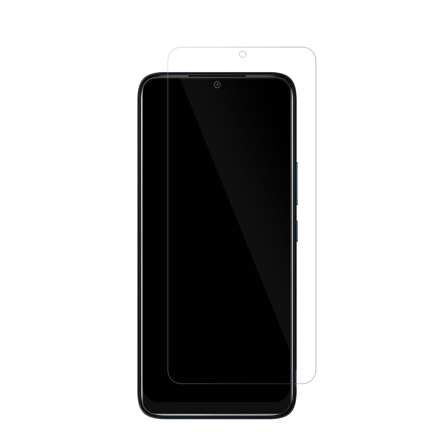 NokiaC12 mit aufgebrachter dipos Displayschutzfolie, glasklare Darstellung ohne Einschränkungen