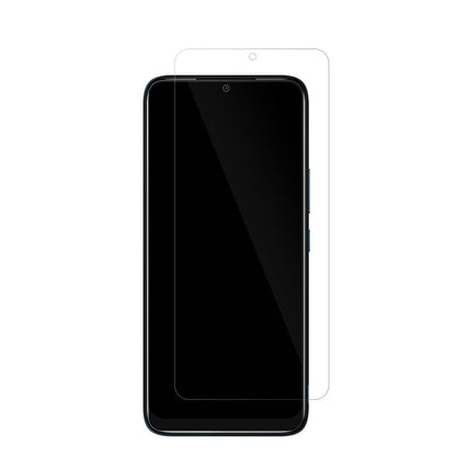 NokiaC12 mit aufgebrachter dipos Displayschutzfolie, glasklare Darstellung ohne Einschränkungen