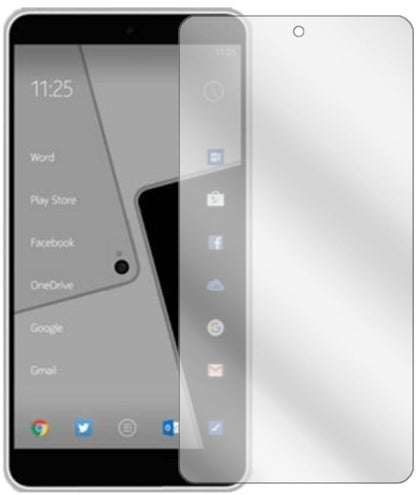 NokiaRM-1490 mit aufgebrachter dipos Displayschutzfolie, glasklare Darstellung ohne Einschränkungen