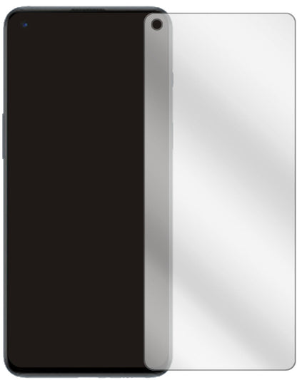 OnePlusNord 2 mit aufgebrachter dipos Displayschutzfolie, glasklare Darstellung ohne Einschränkungen