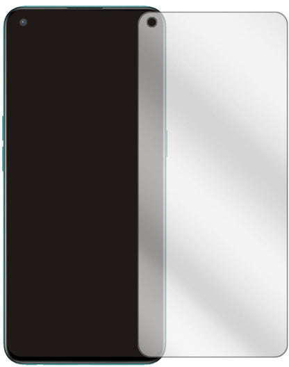 OnePlusNord 2 CE mit aufgebrachter dipos Displayschutzfolie, glasklare Darstellung ohne Einschränkungen