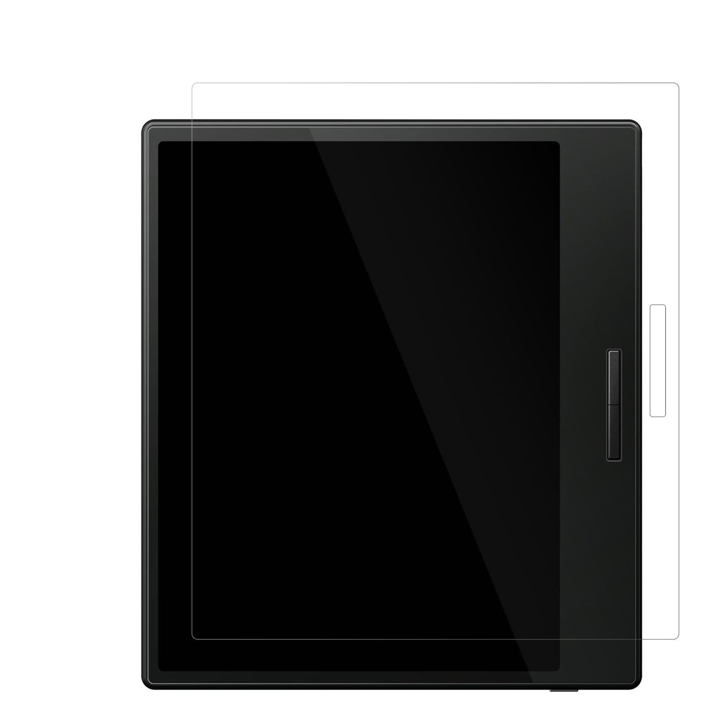 OnyxBoox Go Color 7 mit aufgebrachter dipos Displayschutzfolie, glasklare Darstellung ohne Einschränkungen