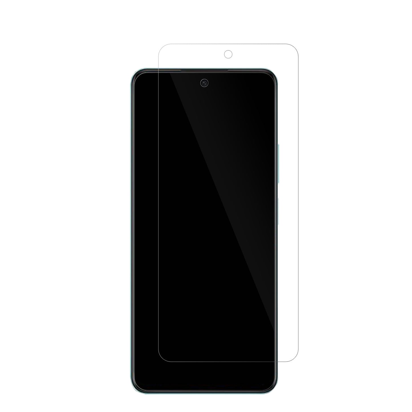 OppoA2 mit aufgebrachter dipos Displayschutzfolie, glasklare Darstellung ohne Einschränkungen