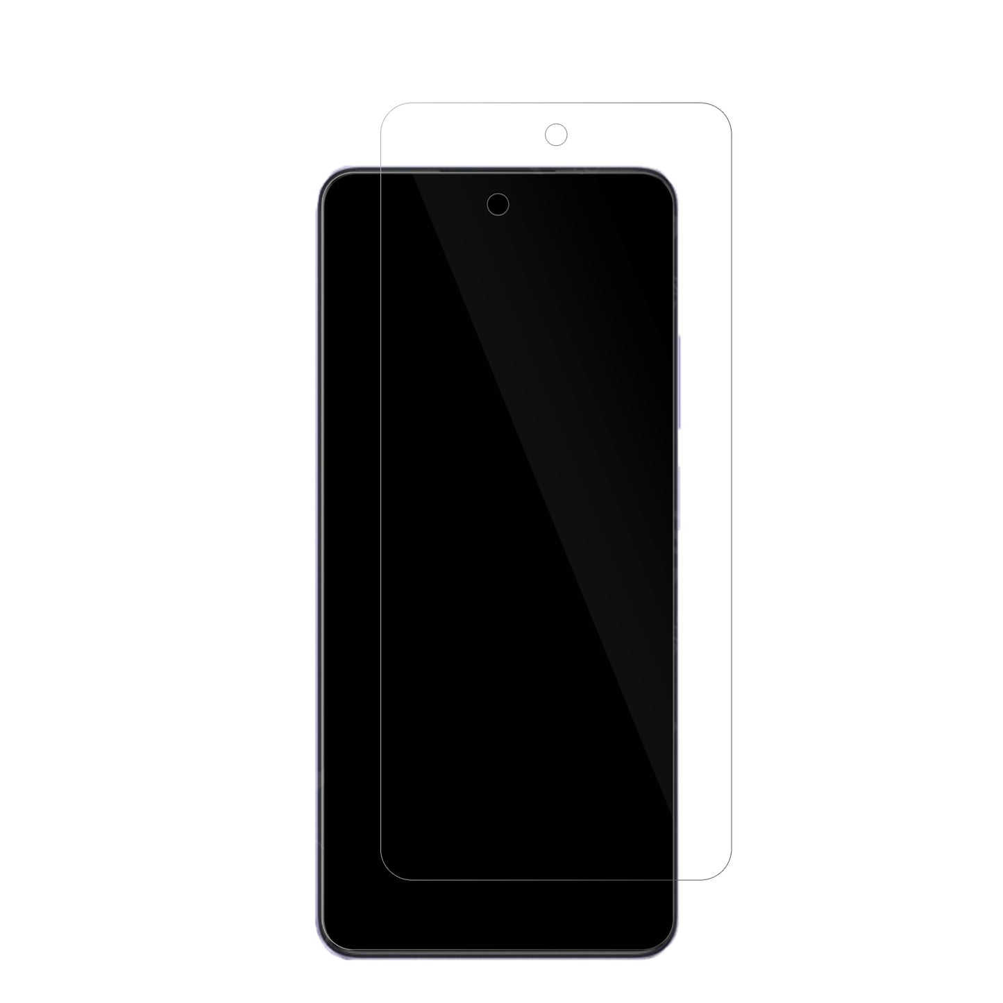 OppoA3i mit aufgebrachter dipos Displayschutzfolie, glasklare Darstellung ohne Einschränkungen