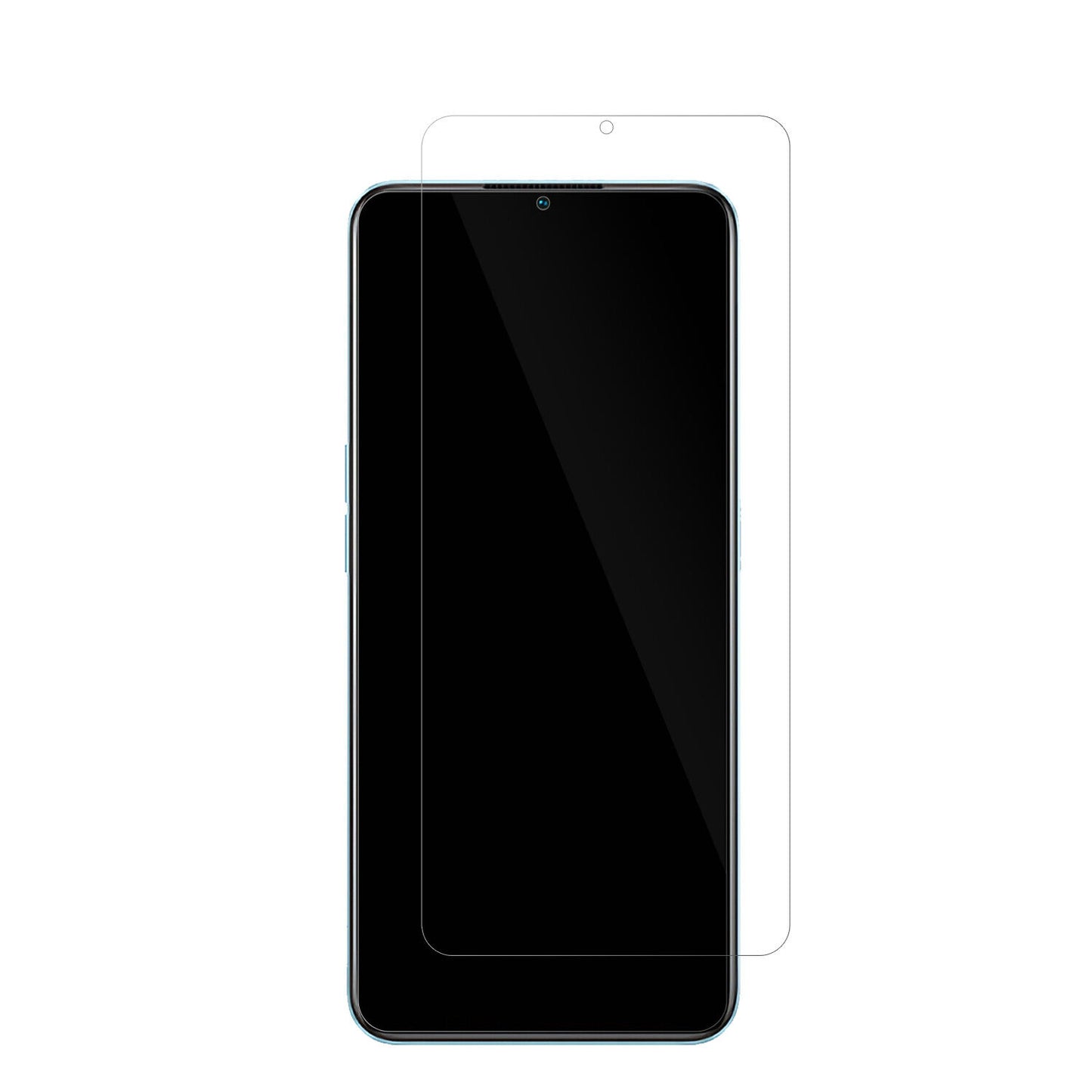 OppoA58 mit aufgebrachter dipos Displayschutzfolie, glasklare Darstellung ohne Einschränkungen