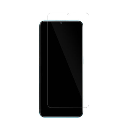 OppoA58 mit aufgebrachter dipos Displayschutzfolie, glasklare Darstellung ohne Einschränkungen