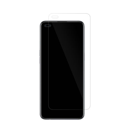 OPPOReno 4 Lite mit aufgebrachter dipos Displayschutzfolie, glasklare Darstellung ohne Einschränkungen