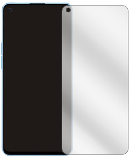 OppoReno 7 Pro mit aufgebrachter dipos Displayschutzfolie, glasklare Darstellung ohne Einschränkungen