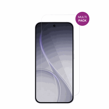 OppoReno15 5G mit aufgebrachter dipos Displayschutzfolie, glasklare Darstellung ohne Einschr�nkungen