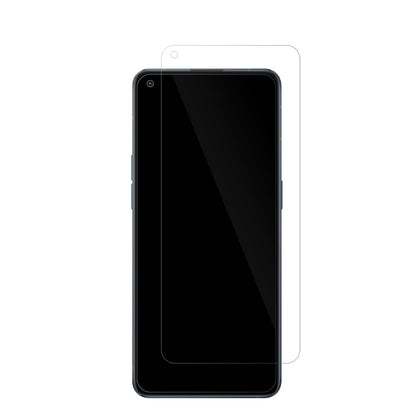 OPPOReno6 4G mit aufgebrachter dipos Displayschutzfolie, glasklare Darstellung ohne Einschränkungen