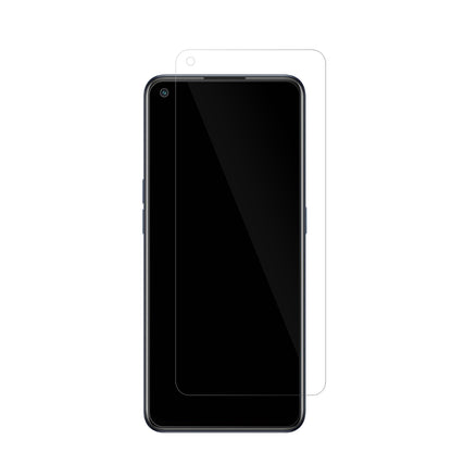 OPPOReno7 4G mit aufgebrachter dipos Displayschutzfolie, glasklare Darstellung ohne Einschränkungen