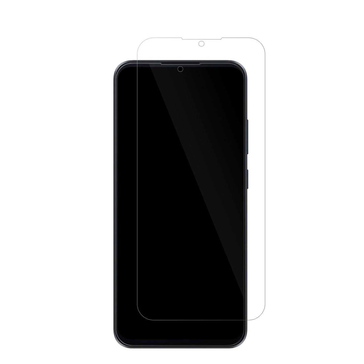 OscalFlat 1C mit aufgebrachter dipos Displayschutzfolie, glasklare Darstellung ohne Einschränkungen
