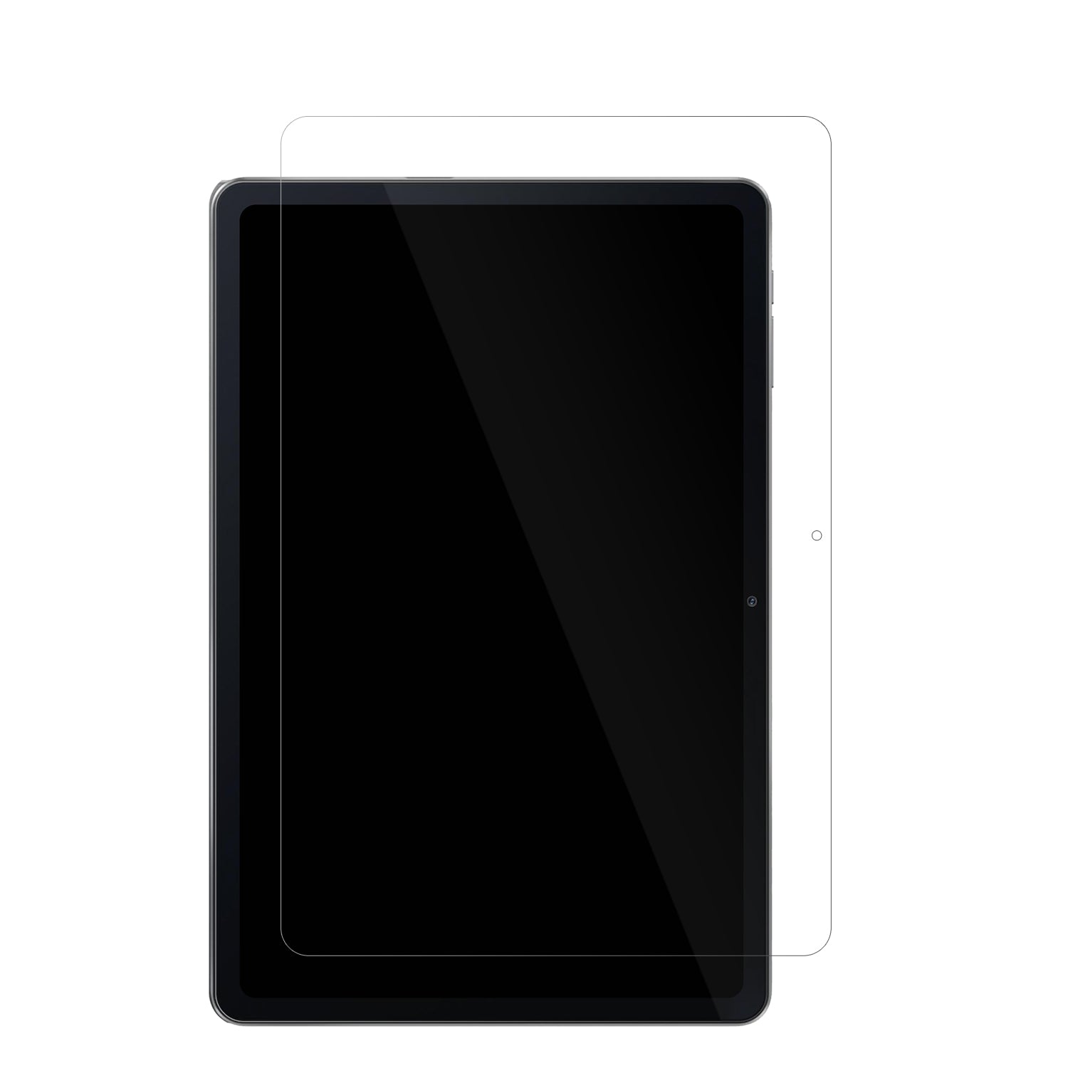 OscalPad 50 mit aufgebrachter dipos Displayschutzfolie, glasklare Darstellung ohne Einschränkungen