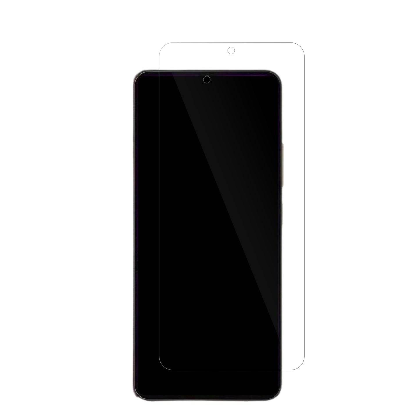 OukitelC59 Pro mit aufgebrachter dipos Displayschutzfolie, glasklare Darstellung ohne Einschränkungen