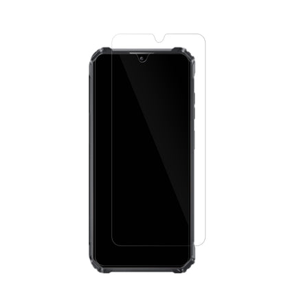 OukitelG1 mit aufgebrachter dipos Displayschutzfolie, glasklare Darstellung ohne Einschränkungen