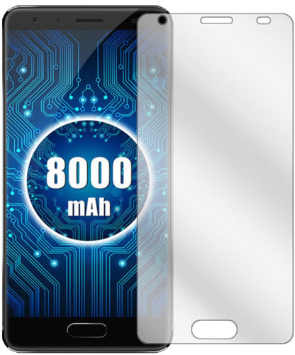 OukitelK8000 mit aufgebrachter dipos Displayschutzfolie, glasklare Darstellung ohne Einschränkungen