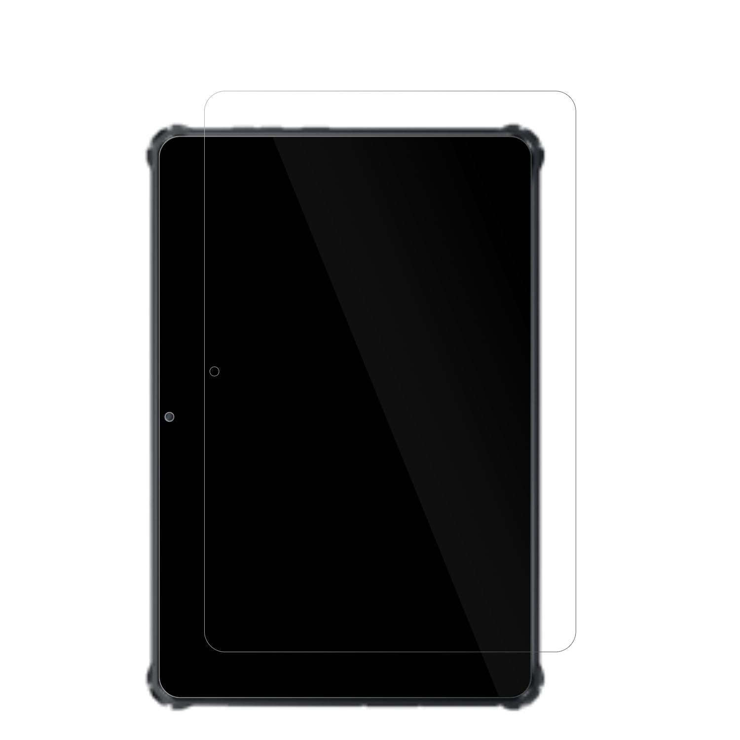 OukitelRT7 Titan mit aufgebrachter dipos Displayschutzfolie, glasklare Darstellung ohne Einschränkungen