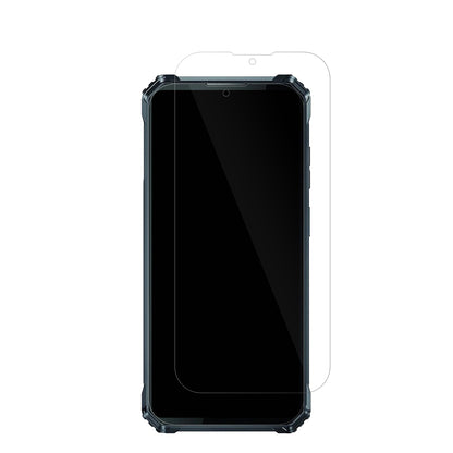 OukitelWP28E mit aufgebrachter dipos Displayschutzfolie, glasklare Darstellung ohne Einschränkungen