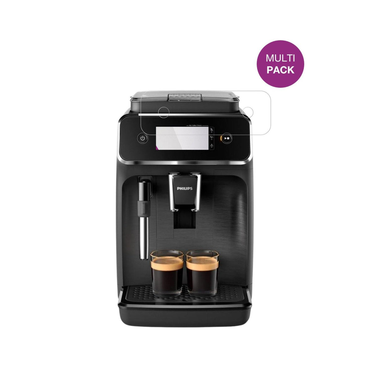 2x Schutzfolie klar für Philips Panarello 2200 Display-Schutzfolie