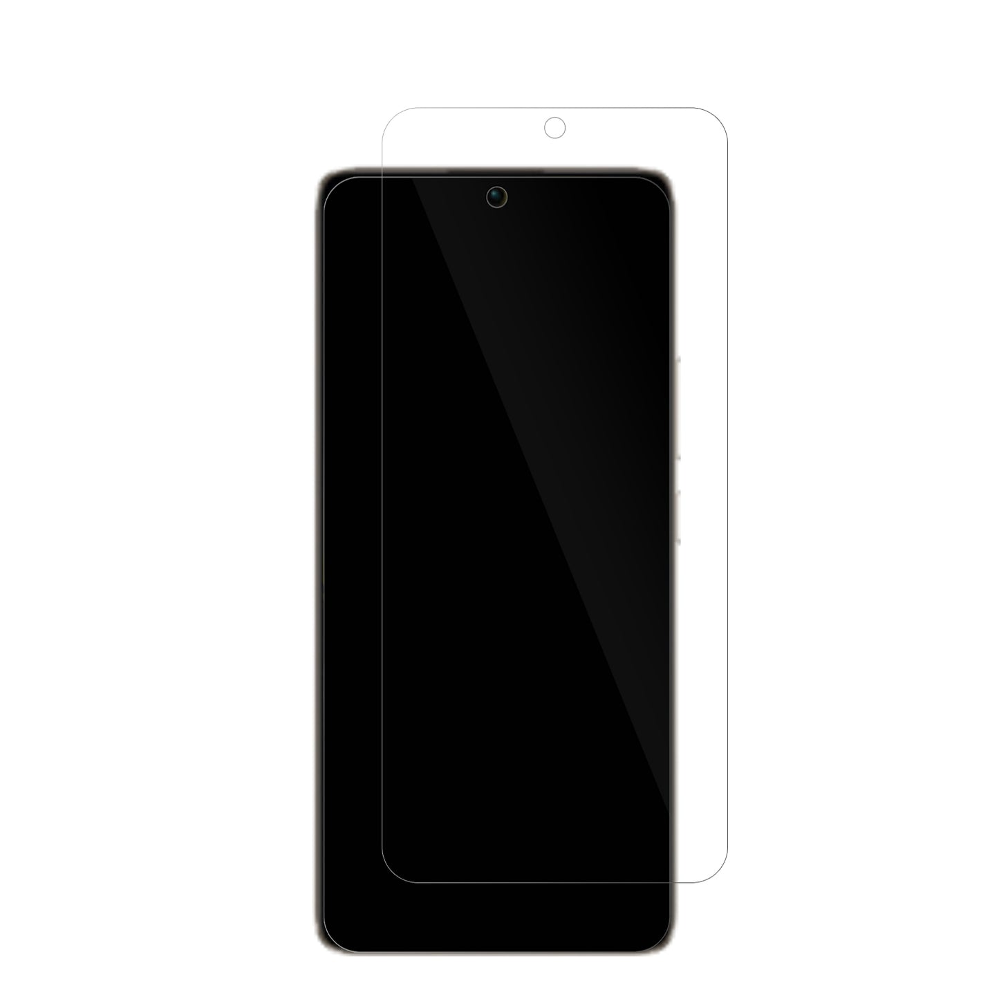 PocoF6 mit aufgebrachter dipos Displayschutzfolie, glasklare Darstellung ohne Einschränkungen