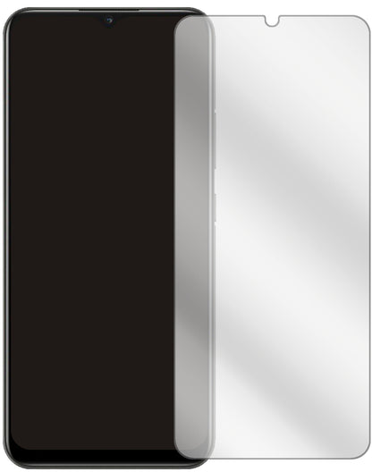 RealmeC25Y mit aufgebrachter dipos Displayschutzfolie, glasklare Darstellung ohne Einschränkungen