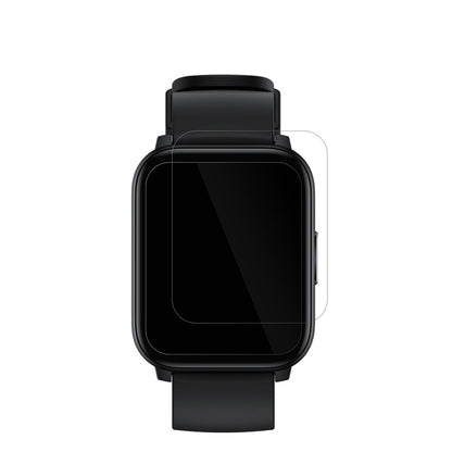 RealmeWatch S100 mit aufgebrachter dipos Displayschutzfolie, glasklare Darstellung ohne Einschränkungen