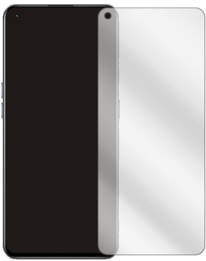 RealmeX7 Max 5G mit aufgebrachter dipos Displayschutzfolie, glasklare Darstellung ohne Einschränkungen