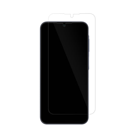 SAMSUNGA15 4G mit aufgebrachter dipos Displayschutzfolie, glasklare Darstellung ohne Einschränkungen
