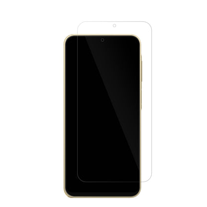 SamsungGalaxy Buddy4 mit aufgebrachter dipos Displayschutzfolie, glasklare Darstellung ohne Einschränkungen