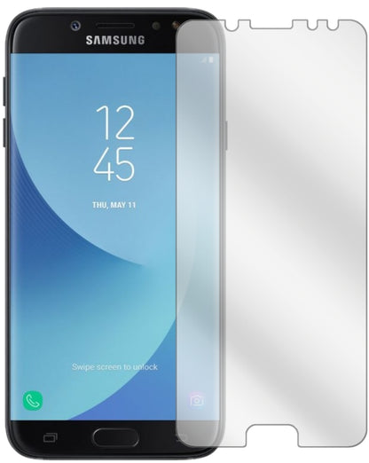 SamsungGalaxy J7 Pro mit aufgebrachter dipos Displayschutzfolie, glasklare Darstellung ohne Einschränkungen