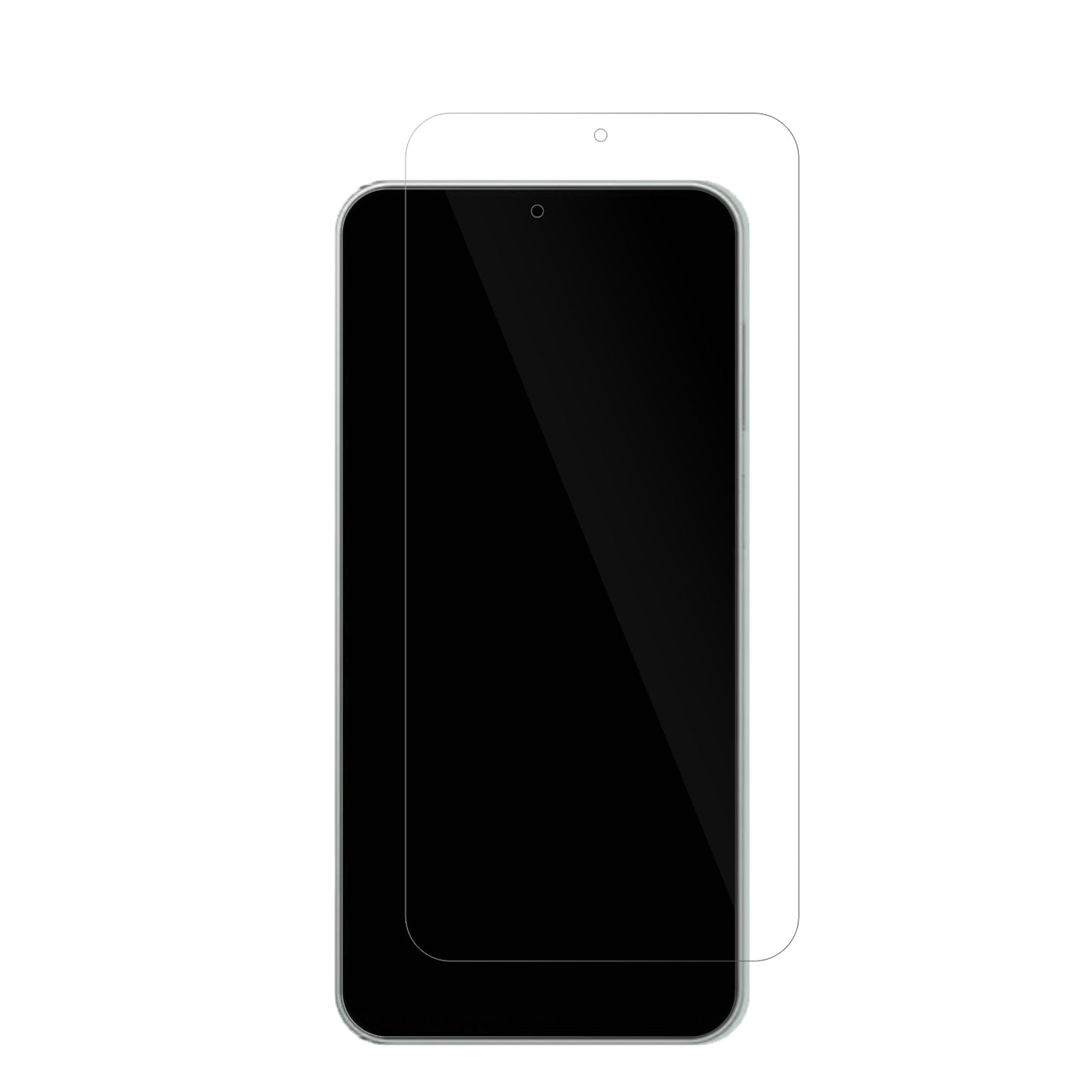 SamsungGalaxy Jump 4 mit aufgebrachter dipos Displayschutzfolie, glasklare Darstellung ohne Einschränkungen
