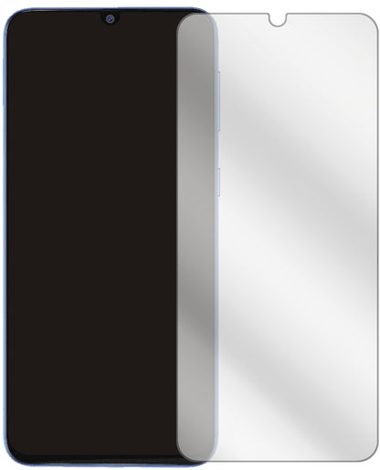 SamsungGalaxy M31 Prime mit aufgebrachter dipos Displayschutzfolie, glasklare Darstellung ohne Einschränkungen